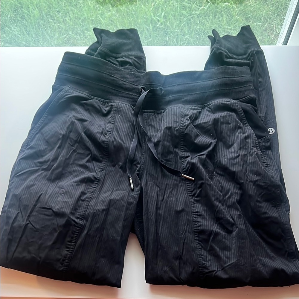 Lululemon Black Dance Studio Joggers - Cuffed